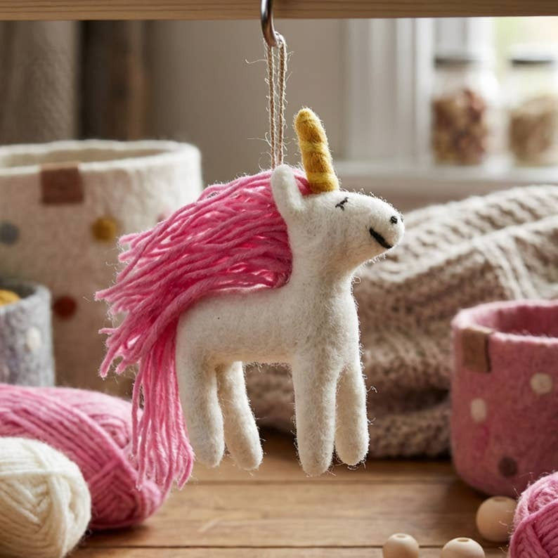 Mystic Unicorn Handmade Ornament