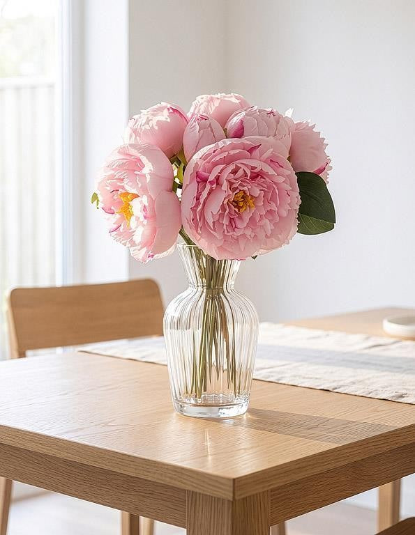 Small Optic Vase, 7"H
