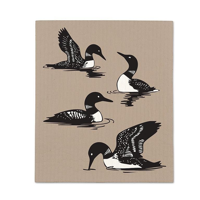 Loons Swedish Dishcloth, Set of 2