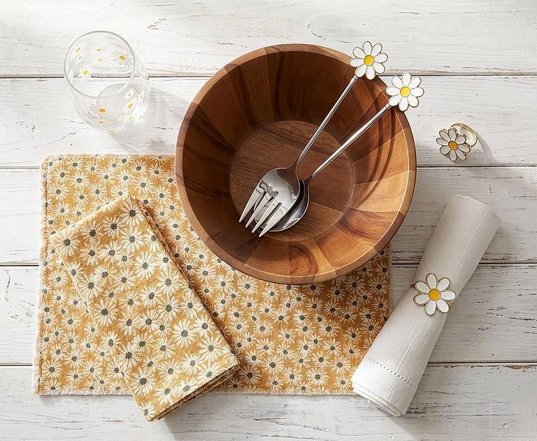 Yellow Daisy Cotton Napkin