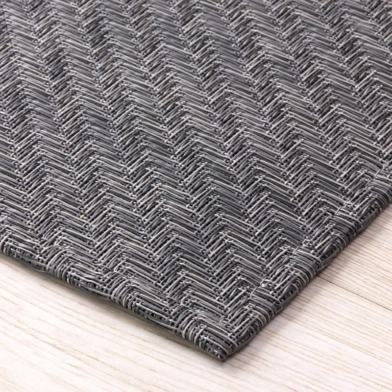 Chilewich Foxtail Woven Mat, Alloy