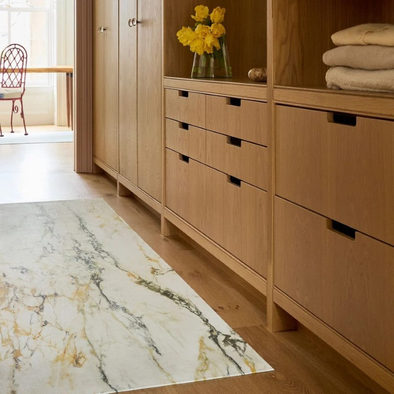 Chilewich Marble Woven Mat, Gold
