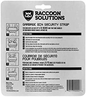 Raccoon Solutions Security Strap for Garbage Bins