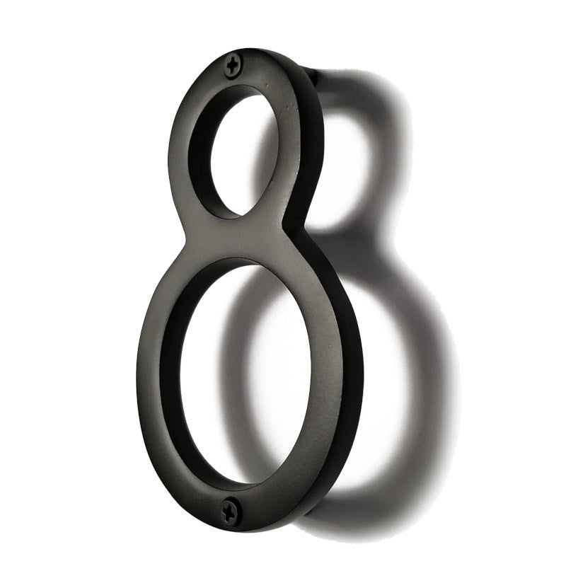 House Number '8' - Black