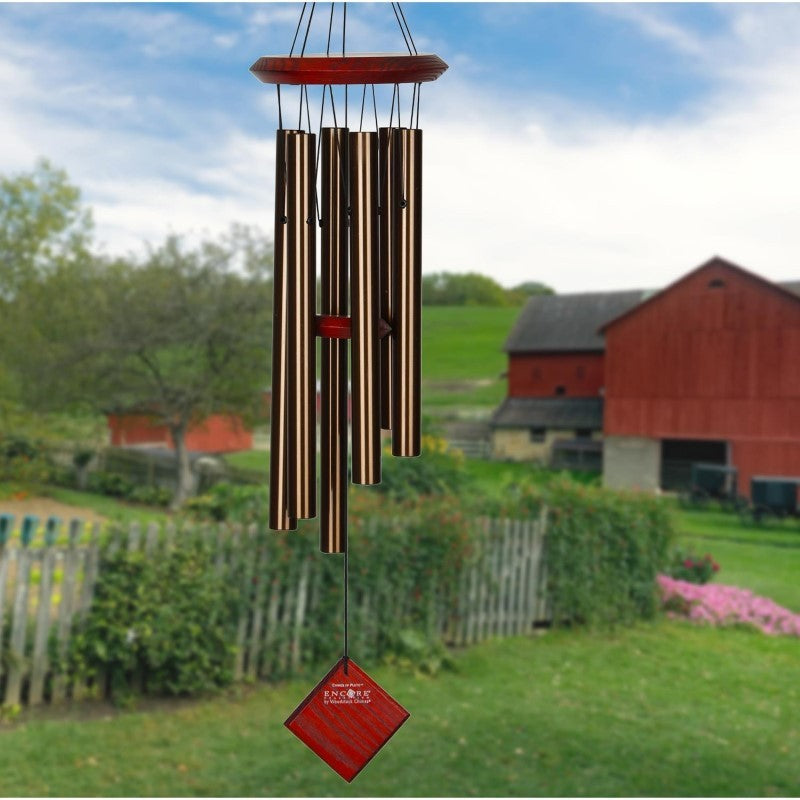 Pluto Bronze Wood Chime