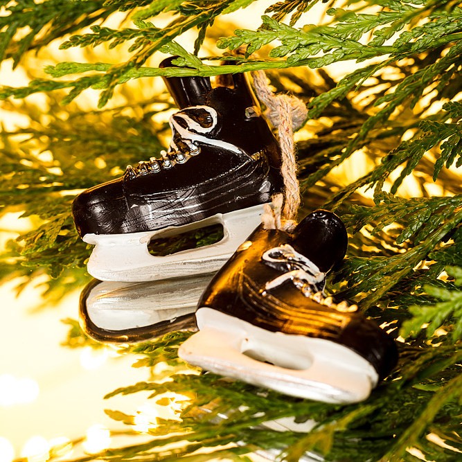 Hockey Skate Ornament