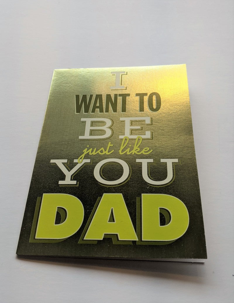 Just Like You Father's Day Card