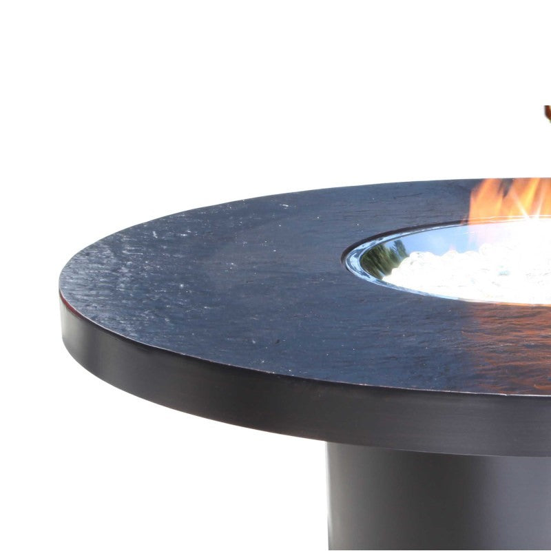 Venice 48&quot;D x 24&quot;H Outdoor Round Chat Firepit