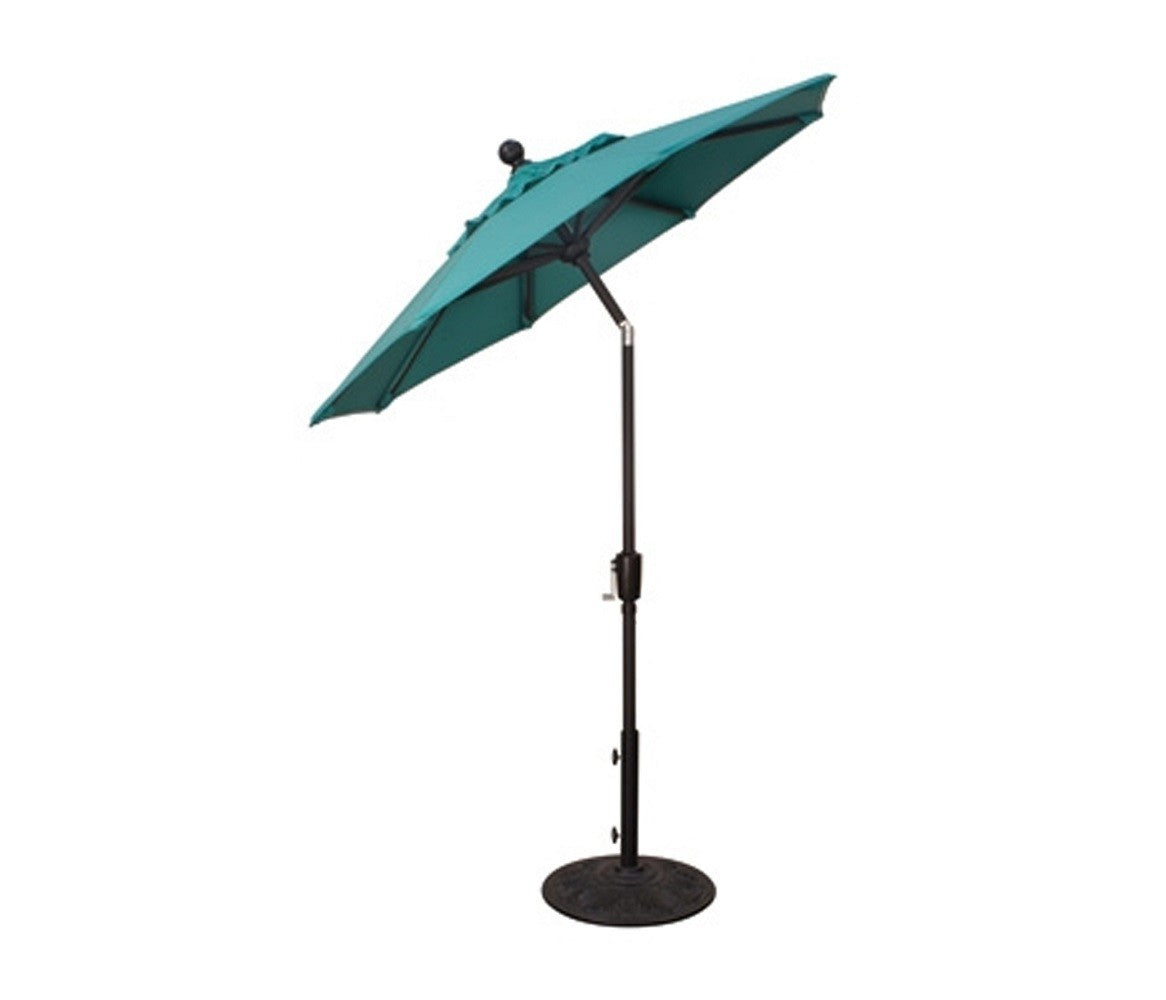6&#39; Round Button Tilt Patio Umbrella