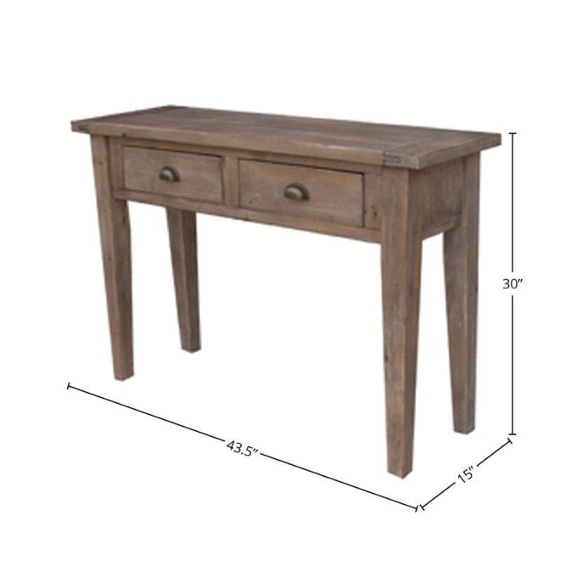 Irish Coast Sundried Small Console Table