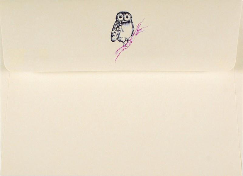 Owl Portrait Greeting Cards, Box of 14