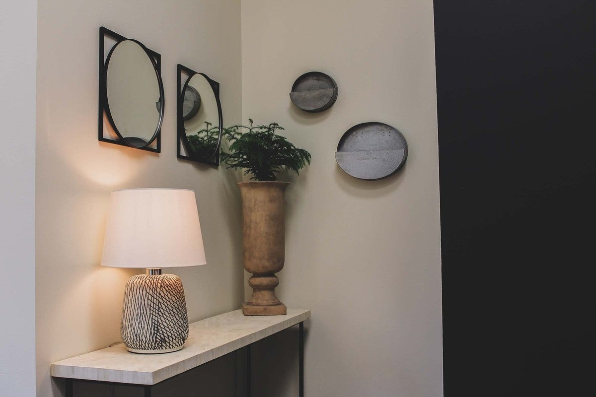 Ceramic Skye Swirl Lamp