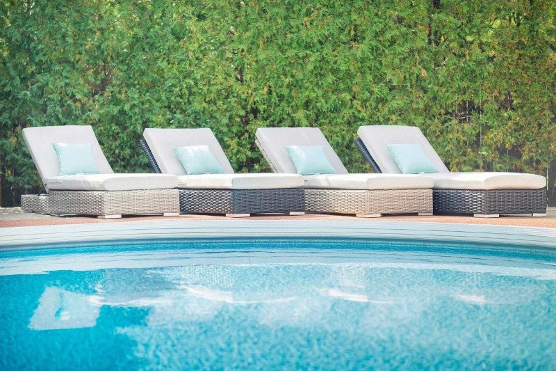 Santorini Outdoor Chaise Lounge