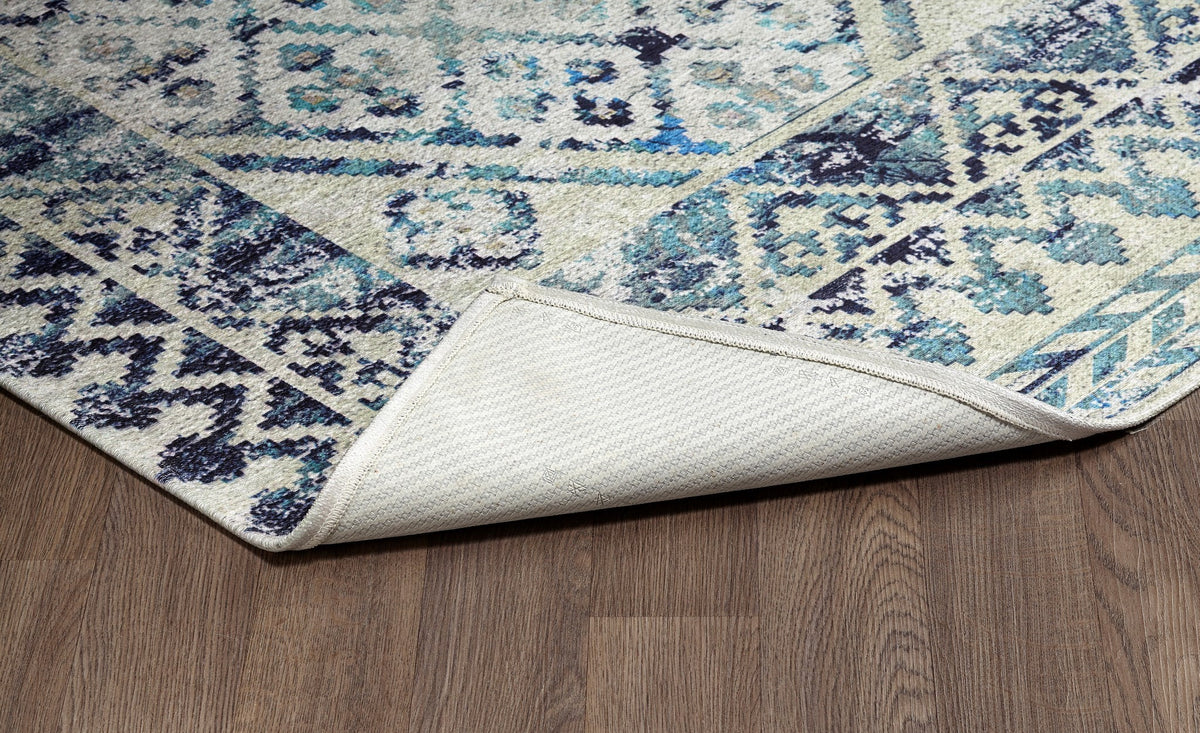 Sparx Sultana Distressed Machine Washable Rug