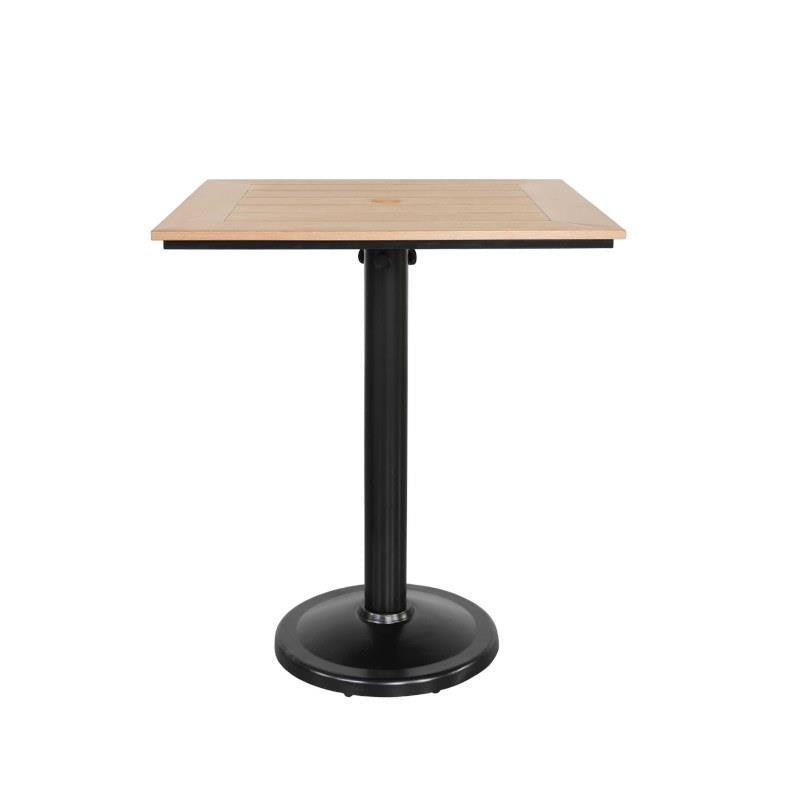 Skye Outdoor Square Pedestal Bar Table