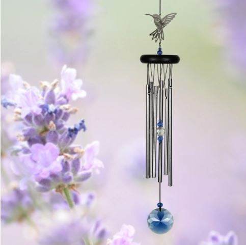 Hummingbird Crystal Wind Chime