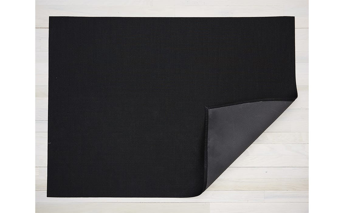 Chilewich Mini Basketweave Woven Mat, Black
