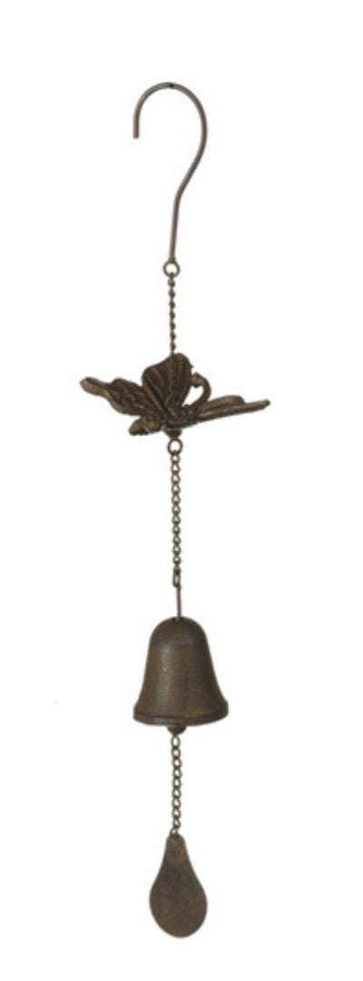 Cast Iron Garden Critter Bell Windchimes