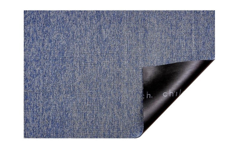 Chilewich Indoor/Outdoor Heathered Shag Mat, Cornflower