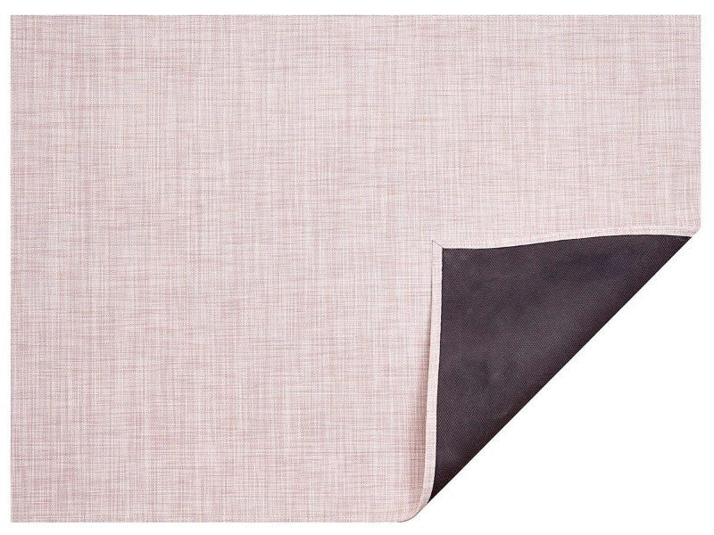 Chilewich Mini Basketweave Woven Floor Mat, Blush