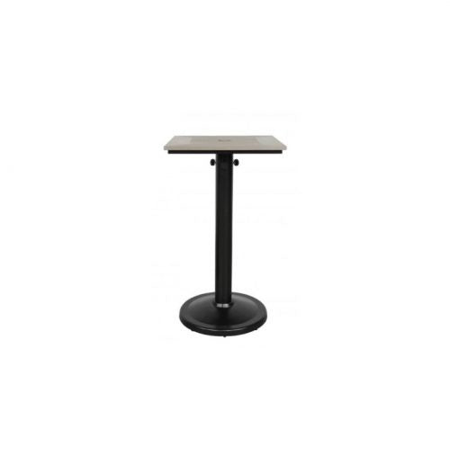 Skye Outdoor Rectangular Pedestal Bar Table, 24" x 30"