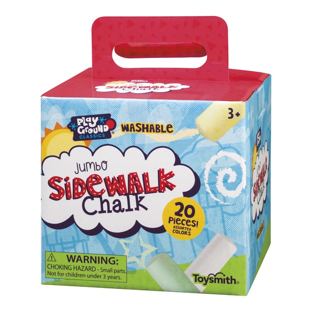Jumbo Sidewalk Chalk, Pack of 20