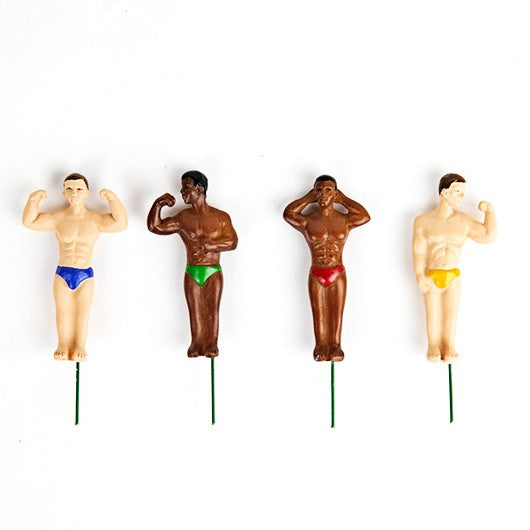 Mini Hunk Plant Markers, Set of 4