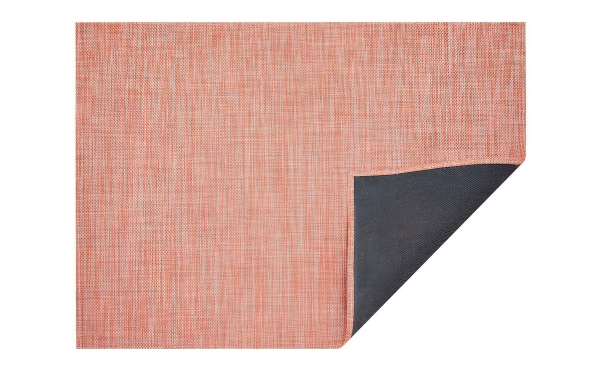 Chilewich Mini Basketweave Woven Floor Mat, Clay