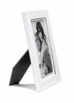 Linear White Wash Picture Frame
