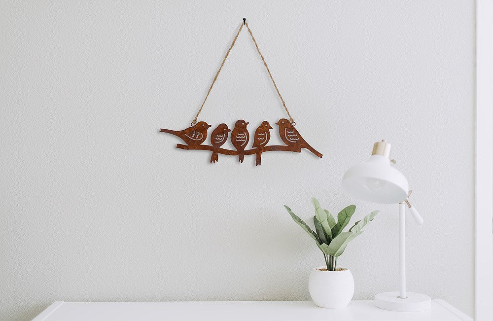 Hanging Birds On A Branch