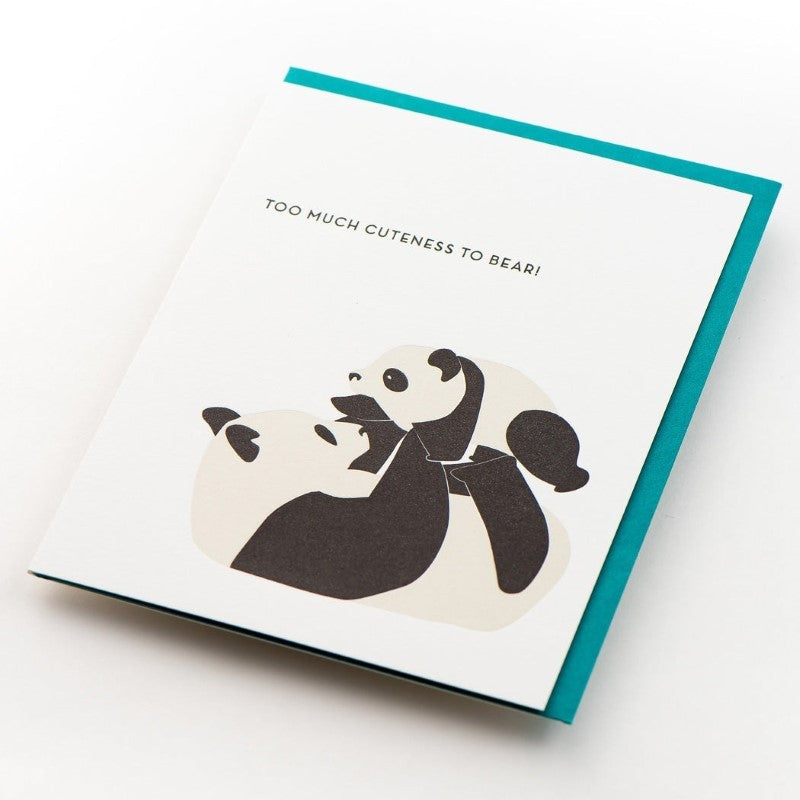 Panda Modern New Baby Card