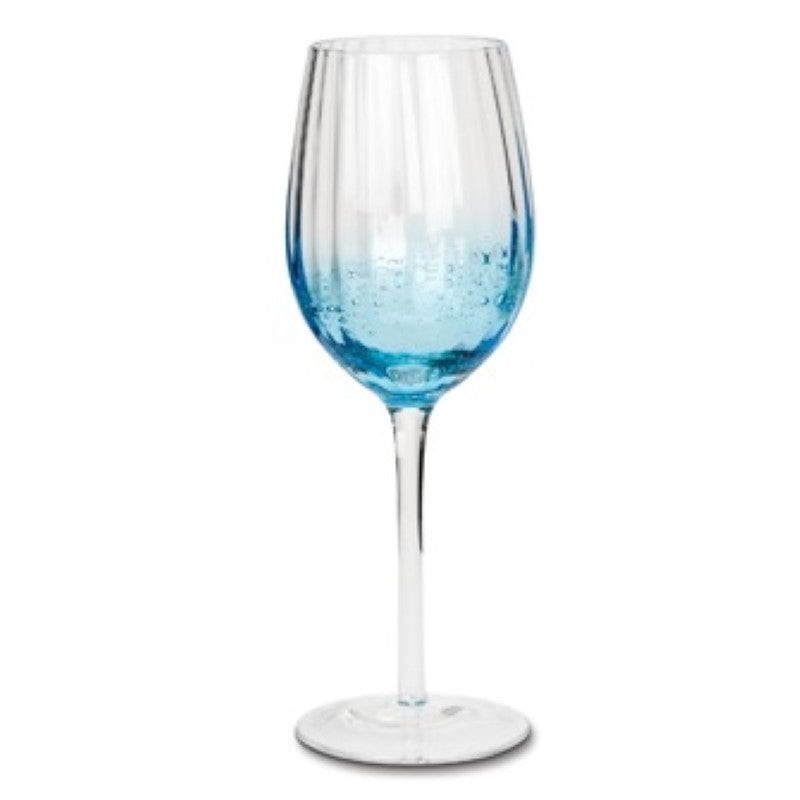 Optic Bubble Wine Glass