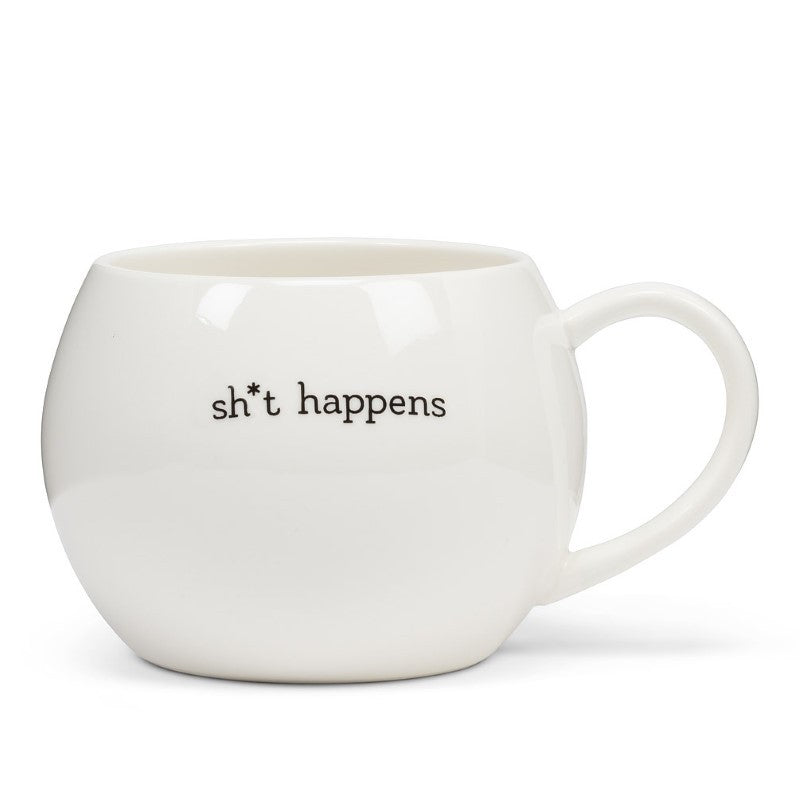 Shit Happens/Coffee Helps Ball Mug