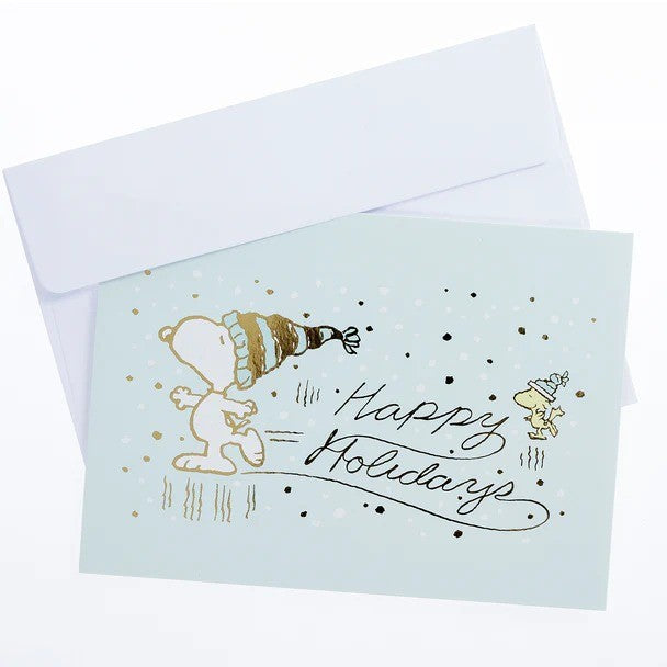 Snoopy Skating Holiday Cards, Box of 15