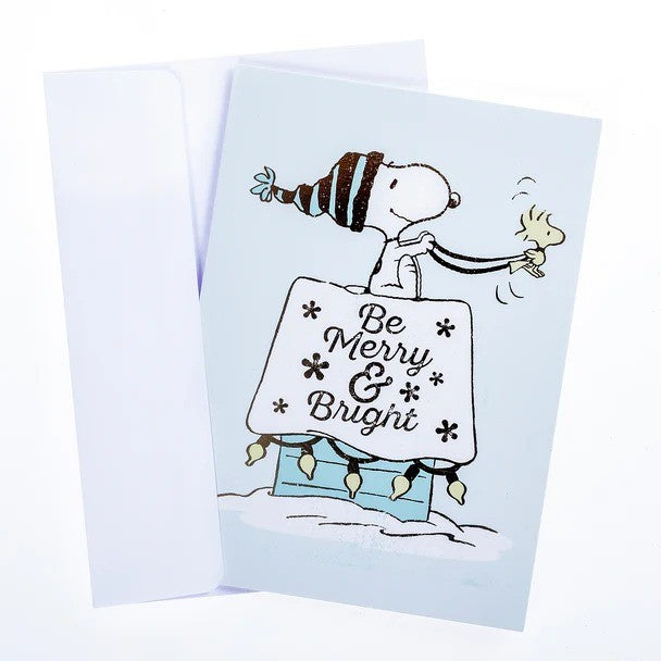 Snoopy Merry &amp; Bright Holiday Cards, Box of 15
