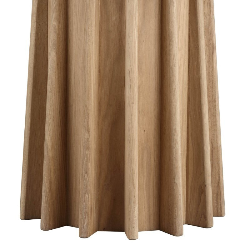 Sculpture Dining Table - White Wash