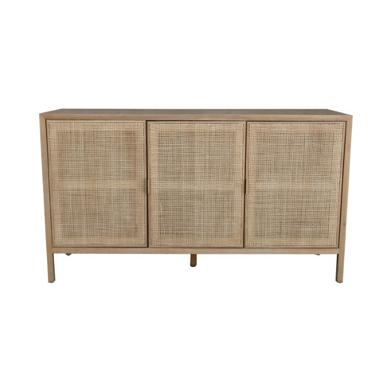 L.H. Imports Natural Rattan Sideboard