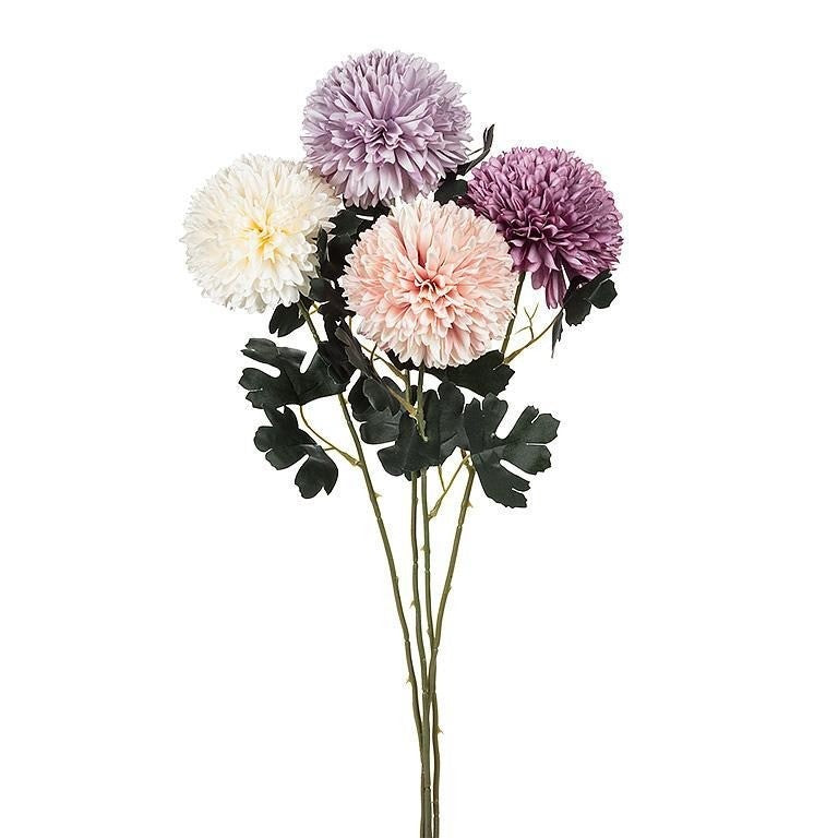 Assorted Ball Flower Stems, 21&quot;H