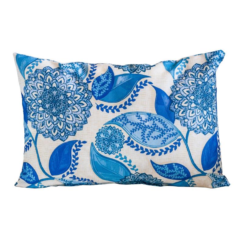 Madeira Blue Toss Cushion