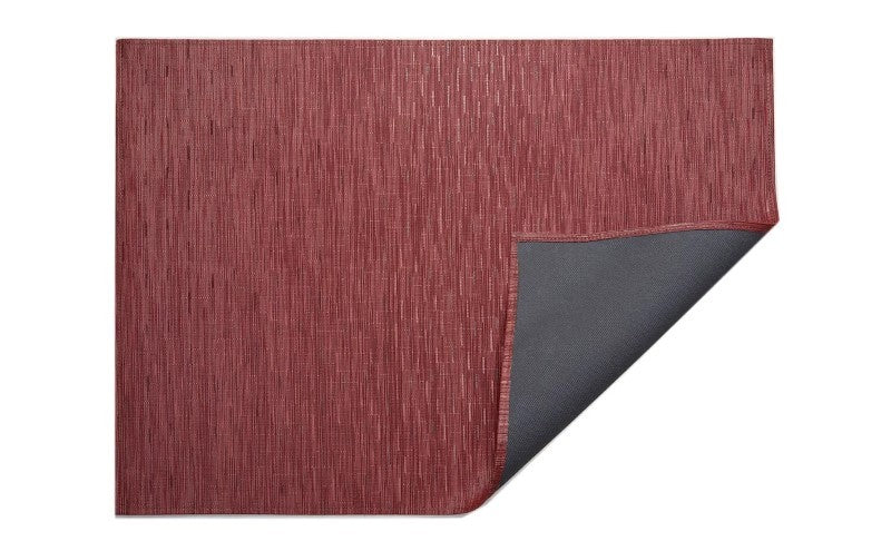 Chilewich Bamboo Woven Floor Mat, Cranberry