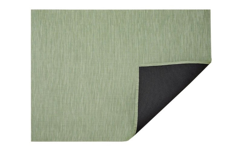 Chilewich Bamboo Woven Floor Mat, Spring Green