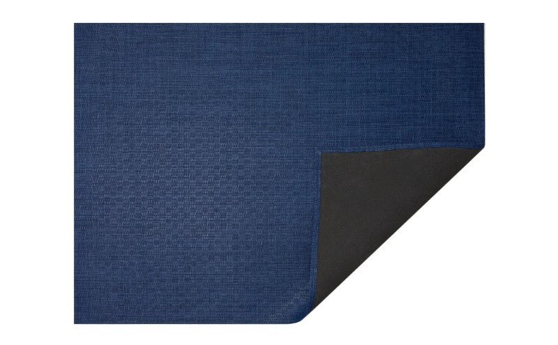 Chilewich Bay Weave Woven Floor Mat, Blue Jean