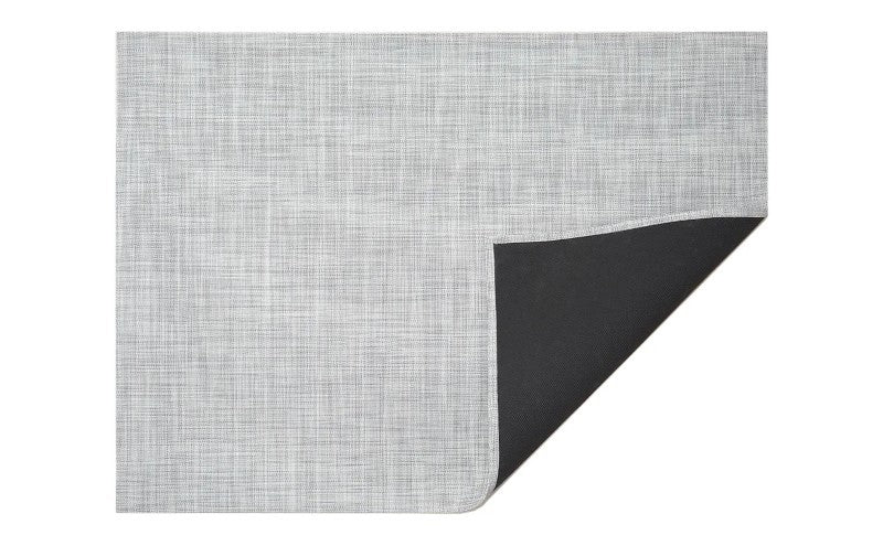 Chilewich Mini Basketweave Woven Floor Mat, Mist