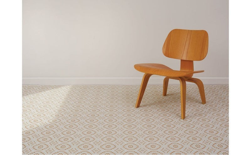 Chilewich Overshot Woven Floor Mat, Butterscotch