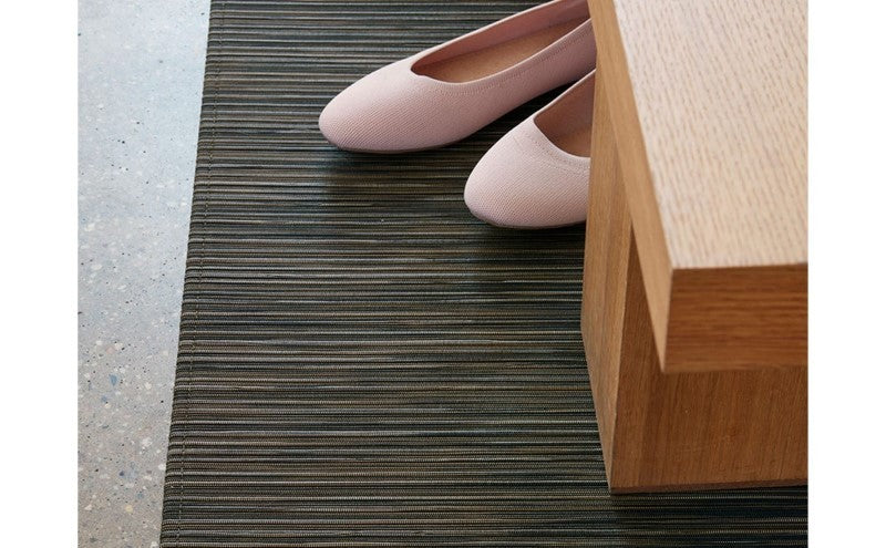Chilewich Rib Weave Woven Floor Mat, Tiger Eye