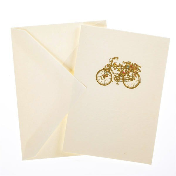 Flower Bicycle Boxed Greeting Cards, Box of 10