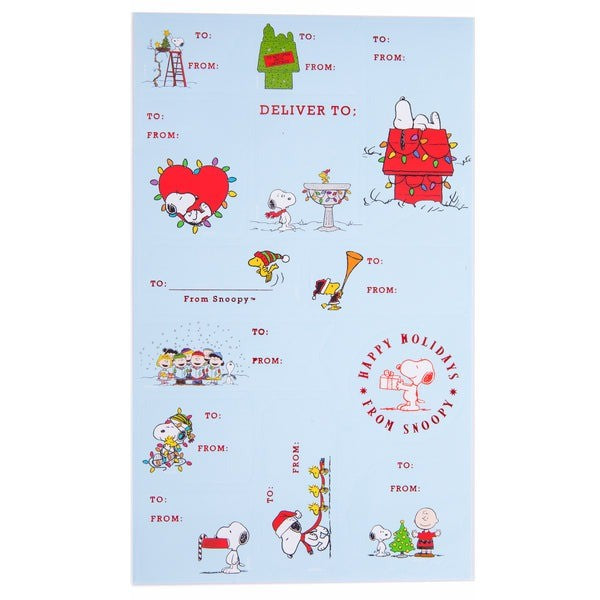 Peanuts™ Holiday Gift Labels, Pack-52