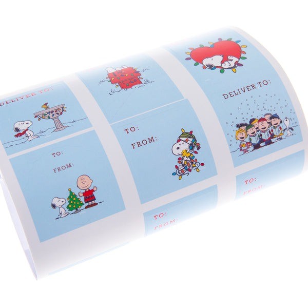Peanuts™ Holiday Adhesive Gift Labels Roll