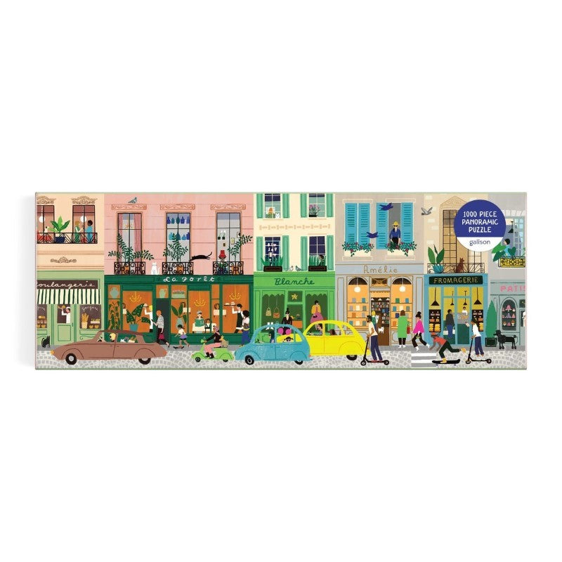 Parisian Life 1000 Piece Panoramic Puzzle