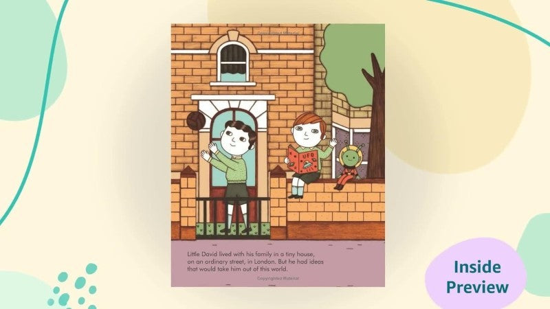 David Bowie - Little People, BIG DREAMS Hardcover Book